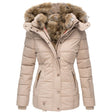 Nicole | Women's Warm Winter Parka with Faux Fur Hood