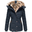 Nicole | Women's Warm Winter Parka with Faux Fur Hood