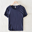 Gabriel | Men's Slim Fit Raw Edge Retro T-Shirt