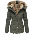 Nicole | Women's Warm Winter Parka with Faux Fur Hood