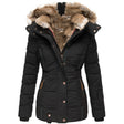Nicole | Women's Warm Winter Parka with Faux Fur Hood