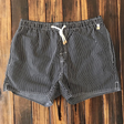 Ben | Men's Striped Swim Shorts with Drawstring Waist