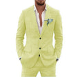 Damian | Men's Tailored Slim-Fit Linen Suit Set