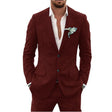 Damian | Men's Tailored Slim-Fit Linen Suit Set