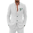 Damian | Men's Tailored Slim-Fit Linen Suit Set