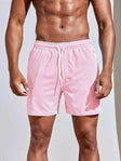 Denver | Men's Stripes Quick-Dry Swim Shorts with Adjustable Drawstring