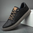 William | Men's Leather Low Top Casual Sneakers