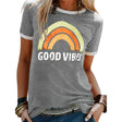 Emery | Women's Short Sleeves Graphic T-Shirt with Contrast Trim