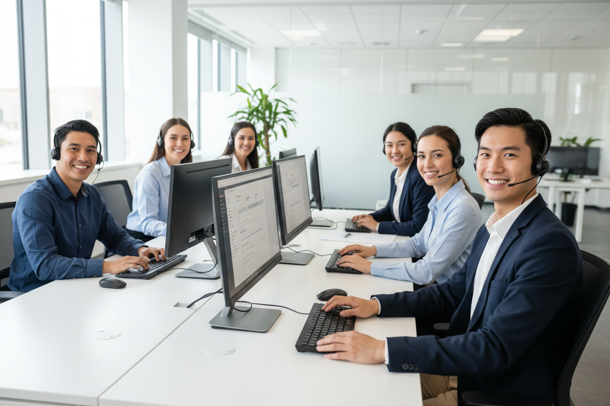 image for customer support real people 