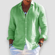 Marlo | Men's Lightweight Linen Long Sleeve Shirt