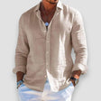 Marlo | Men's Lightweight Linen Long Sleeve Shirt