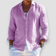 Marlo | Men's Lightweight Linen Long Sleeve Shirt