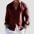 Marlo | Men's Lightweight Linen Long Sleeve Shirt
