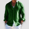 Marlo | Men's Lightweight Linen Long Sleeve Shirt